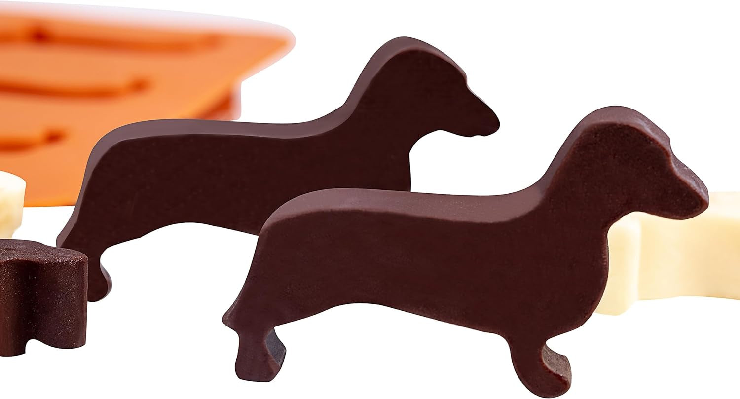 Teckel Shaped Silicone Ice Cube Molds