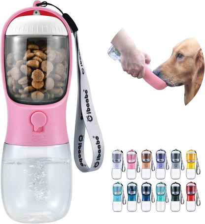 Dog Water Bottle and Food Container