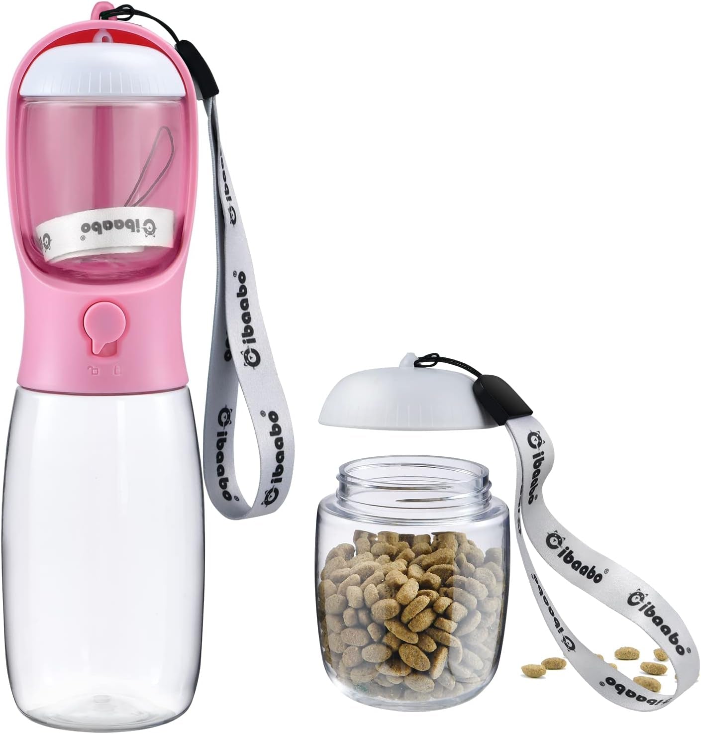 Dog Water Bottle and Food Container