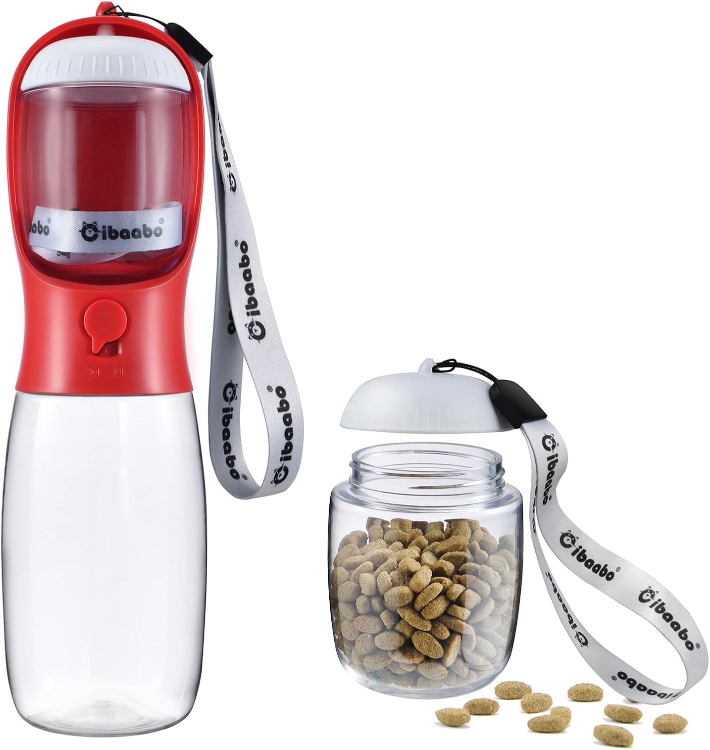 Dog Water Bottle and Food Container