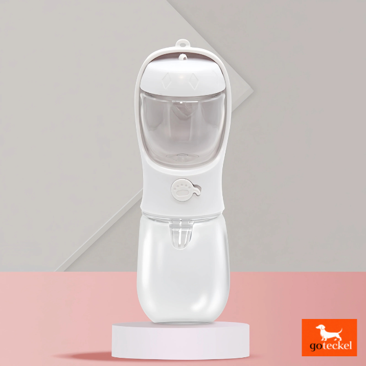 Portable Dog Bottle with Food and Water Storage