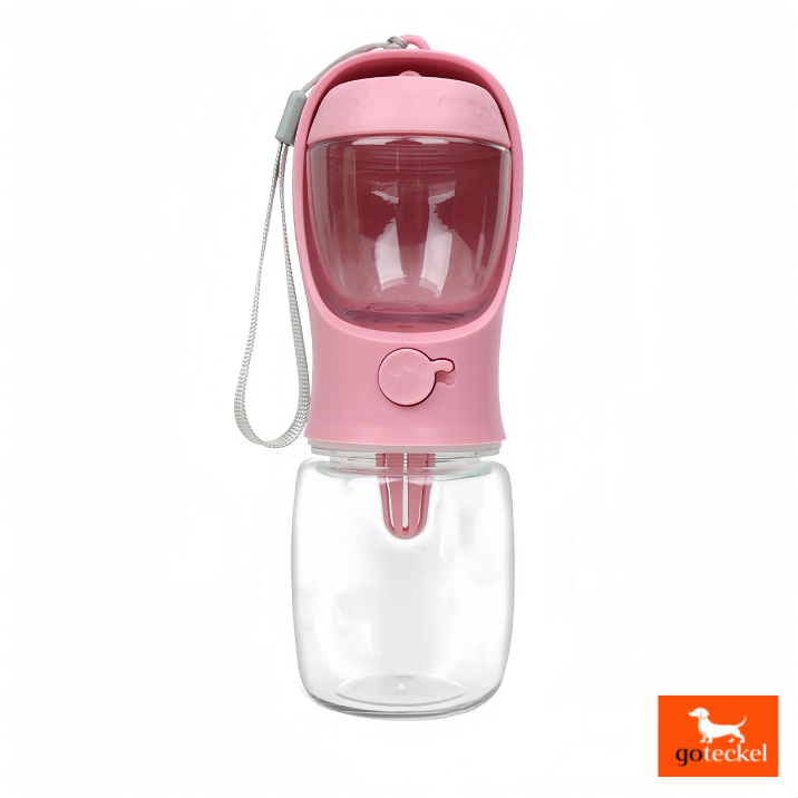 Portable Dog Bottle with Food and Water Storage