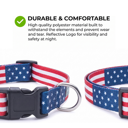 American Flag Dog Collar 