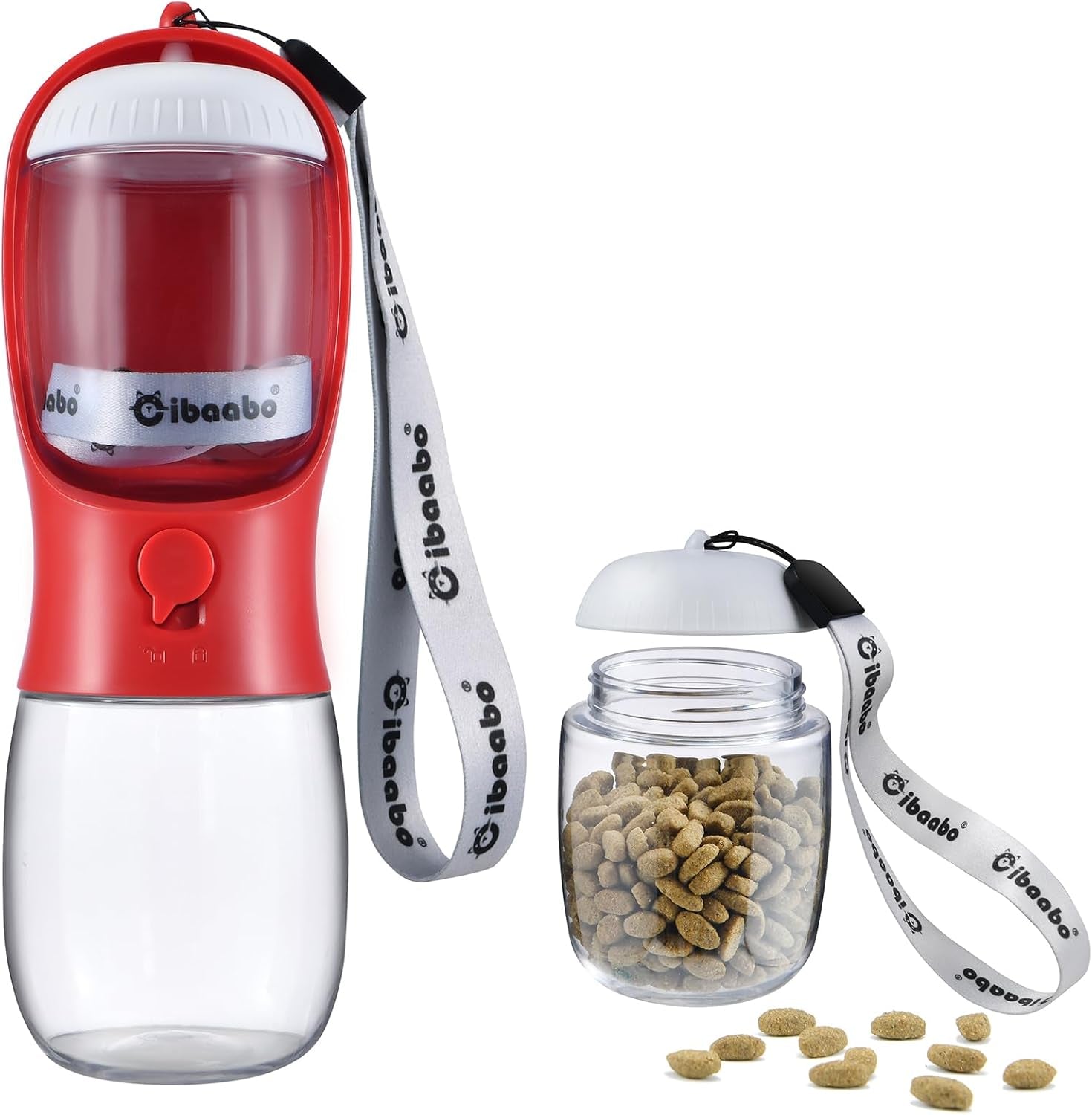 Dog Water Bottle and Food Container