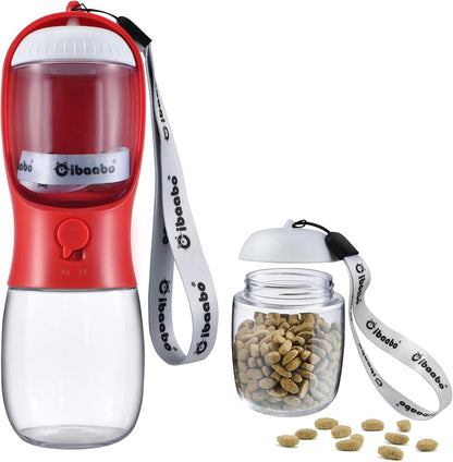 Dog Water Bottle and Food Container