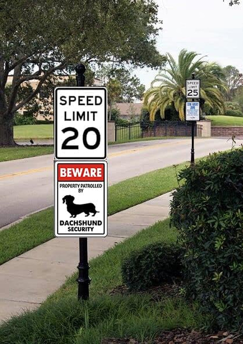 Teckel Security Sign 