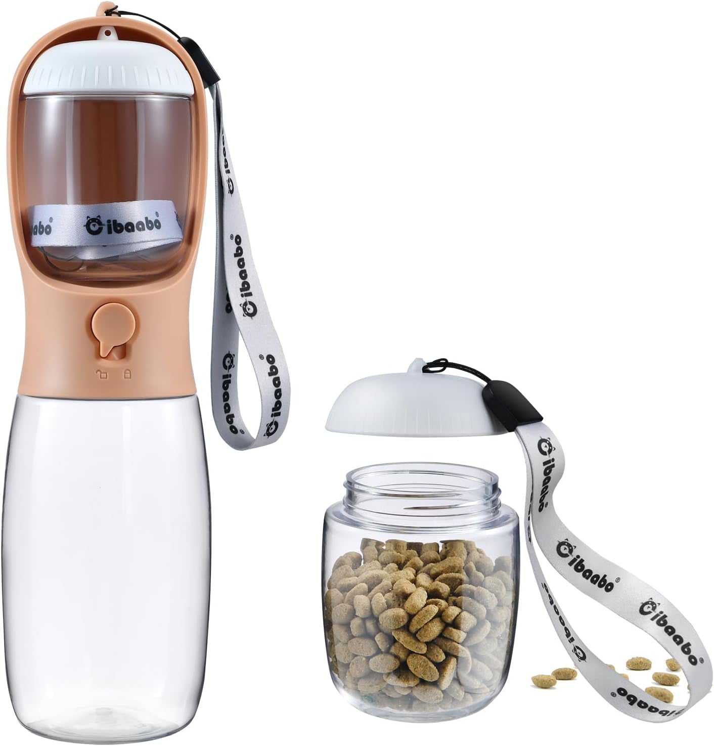 Dog Water Bottle and Food Container