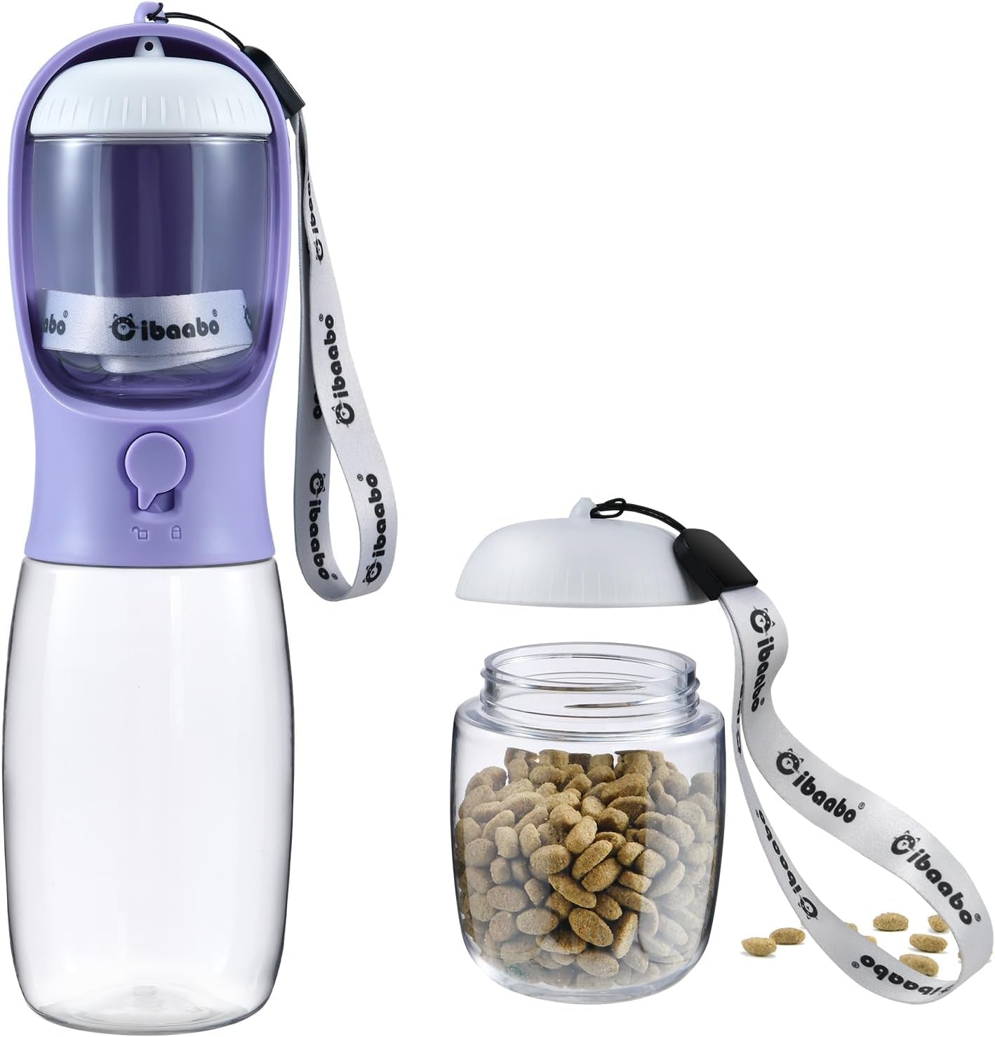 Dog Water Bottle and Food Container