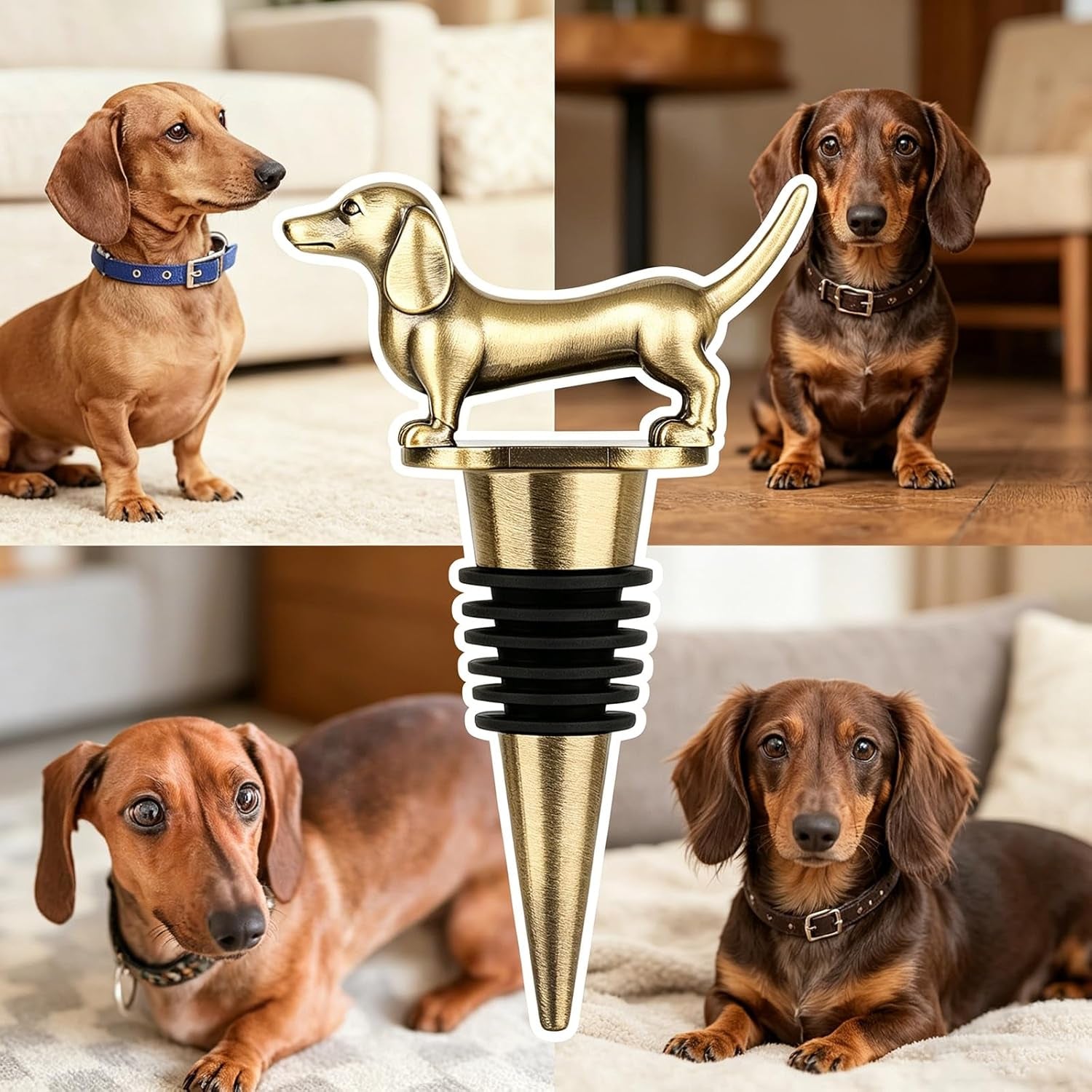 Teckel Wine Stoppers