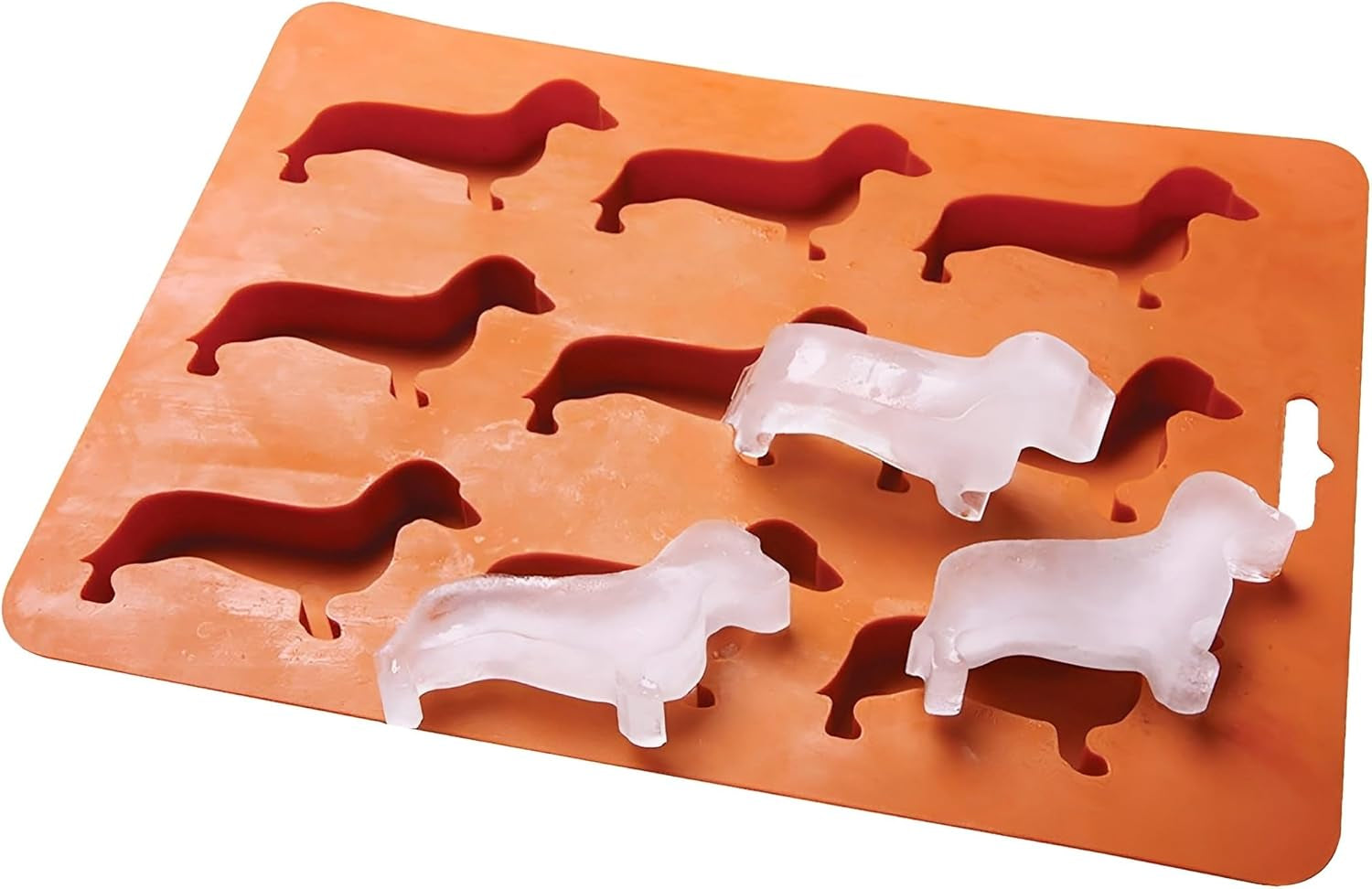 Teckel Shaped Silicone Ice Cube Molds