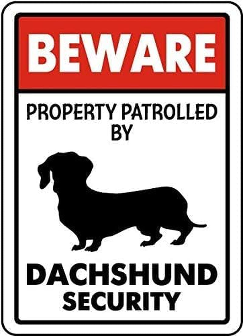 Teckel Security Sign 