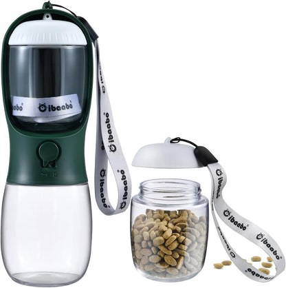 Dog Water Bottle and Food Container