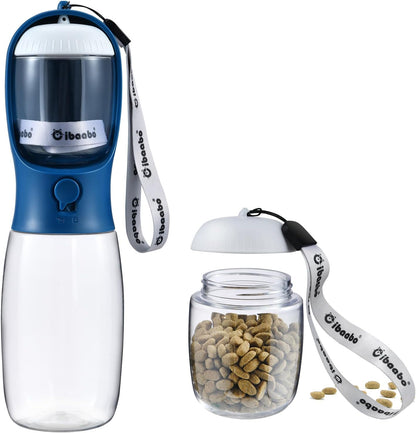 Dog Water Bottle and Food Container