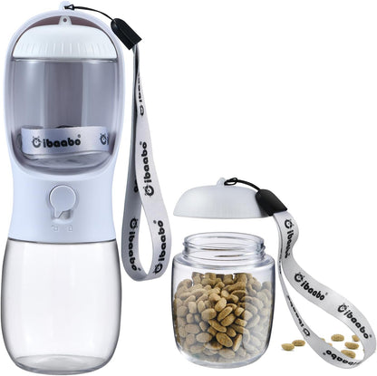 Dog Water Bottle and Food Container