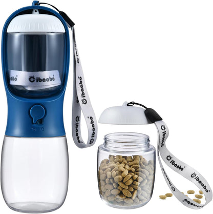 Dog Water Bottle and Food Container