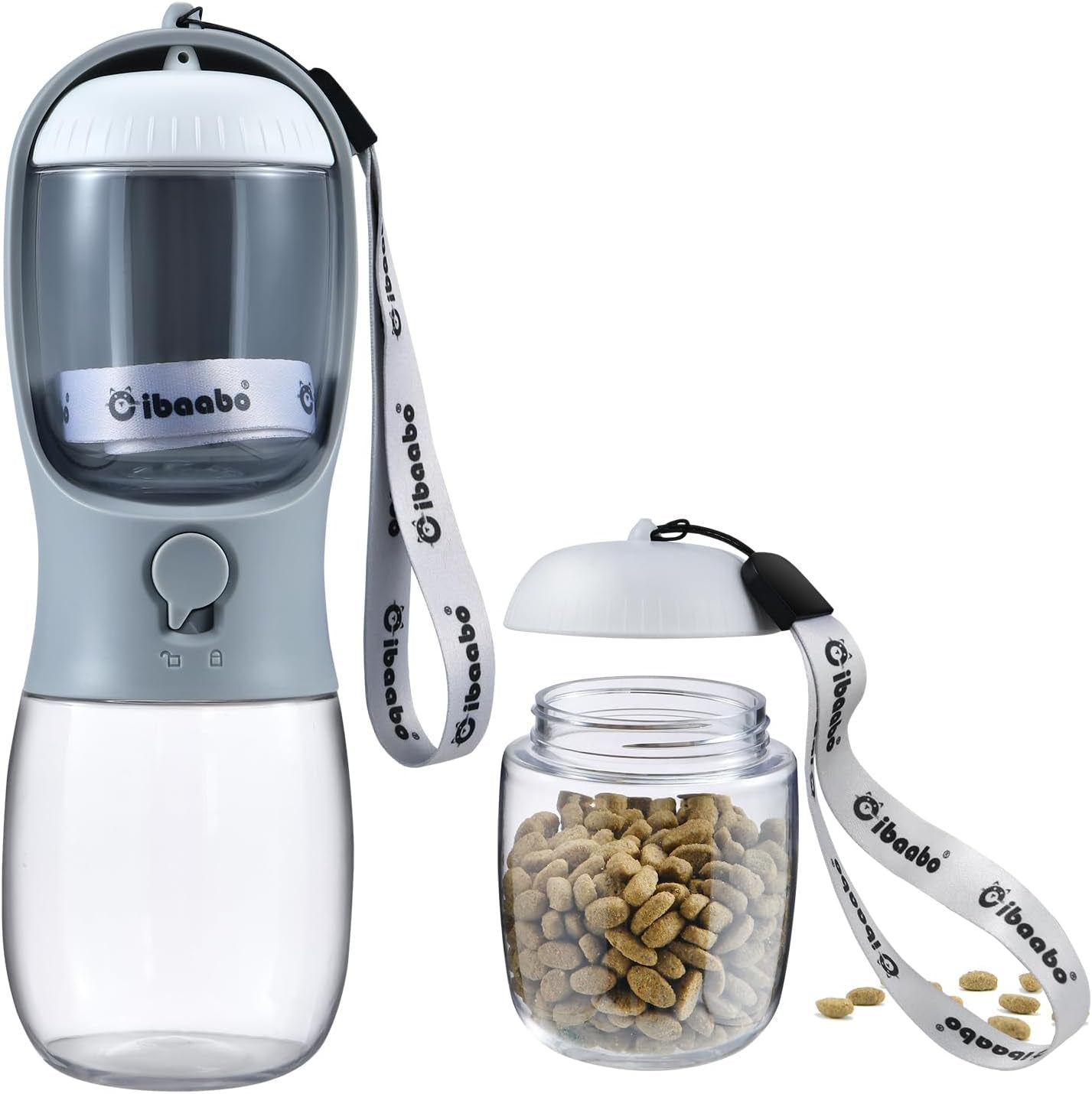 Dog Water Bottle and Food Container