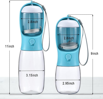 Dog Water Bottle and Food Container